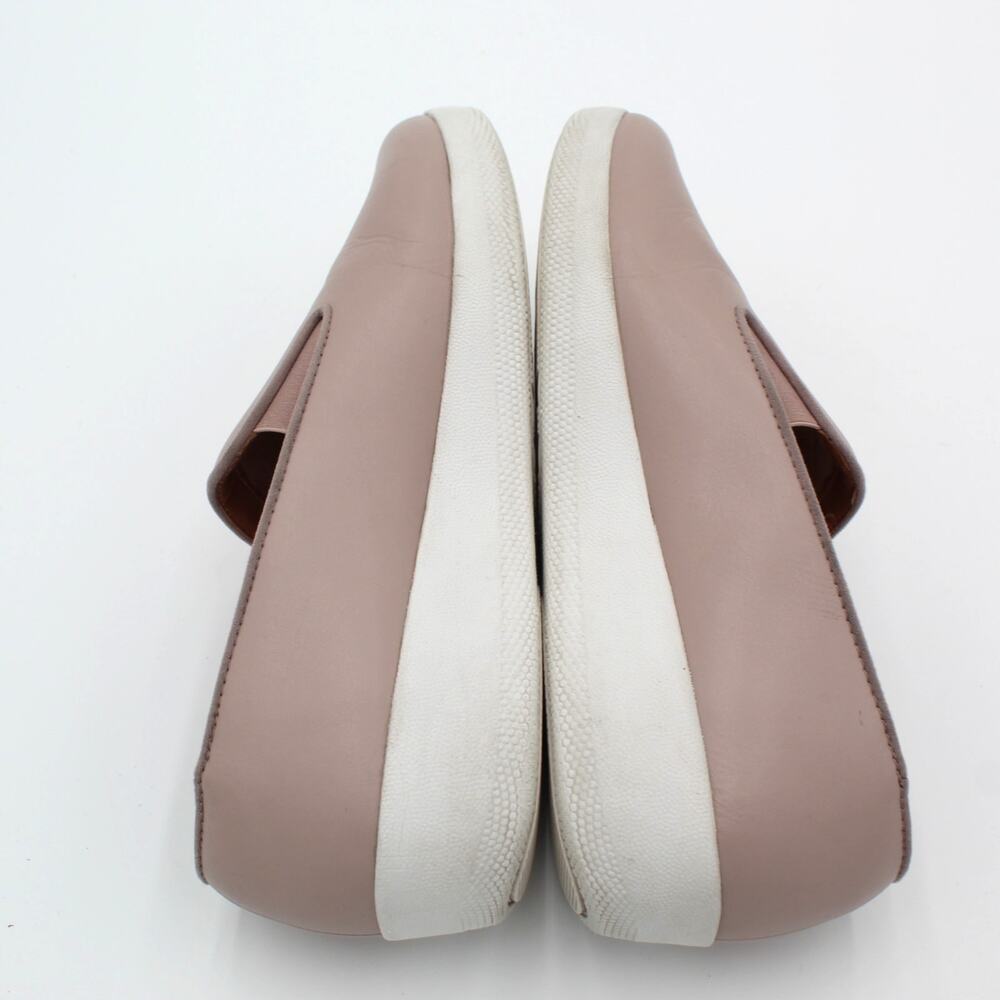 FitFlop Superskate Loafer Womens 8 Taupe Leather Comfort Slip On Shoe Summer - Picture 8 of 9